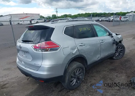 2016 Nissan Rogue Sl from USA, damaged, VIN 5N1AT2MVXGC834231
